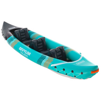 Coleman opblaasbare kajak kit Sevylor Toledo 2+1 voor 2 volwassenen en 1 kind incl. waterdichte tas en vin