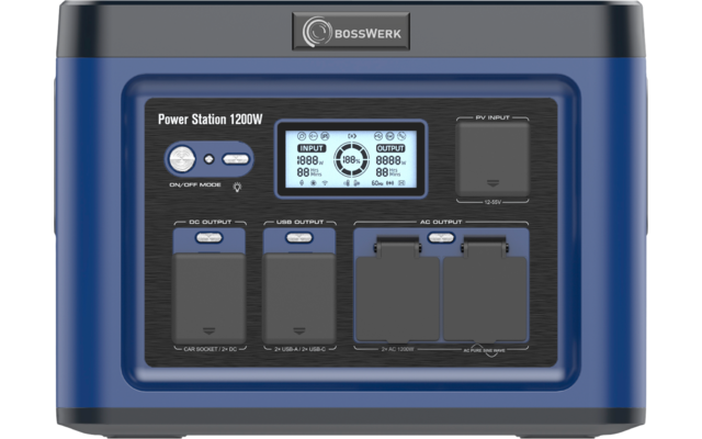 Estación eléctrica móvil Bosswerk ESS-BWPS1200
