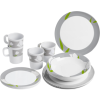 Brunner Tulip Geschirrset 16-teilig rutschhemmend BPA-frei und unzerbrechlich