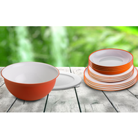 Omada servies 14 delig oranje