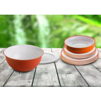 Omada servies 14 delig oranje