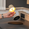 Kleines Produktbild Silwy Magnet-Leuchte Tischleuchte mit Metall-Nano-Gel-Platzset 1