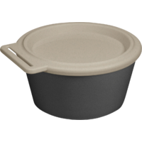 Koziol Move Box Schale mit Deckel 250 ml nature ash grey 