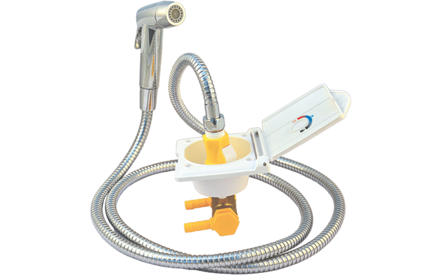 Produktbild Lilie Au&szlig;enanschluss Warm- und Kaltwasser mit Temperaturregelung 1