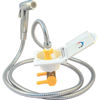 Lilie Raccord ext&eacute;rieur eau chaude et froide avec r&eacute;gulation de temp&eacute;rature blanc &oslash; 12 mm