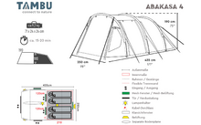 646752 - Tambu ABAKASA 4-persoons tunneltent