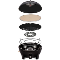 Cadac Gas-Tischgrill Glamp Chef 40 BBQ tragbar inklusive Pizzastein 30mbar