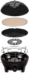 Cadac Gas-Tischgrill Glamp Chef 40 BBQ tragbar inklusive Pizzastein 30mbar