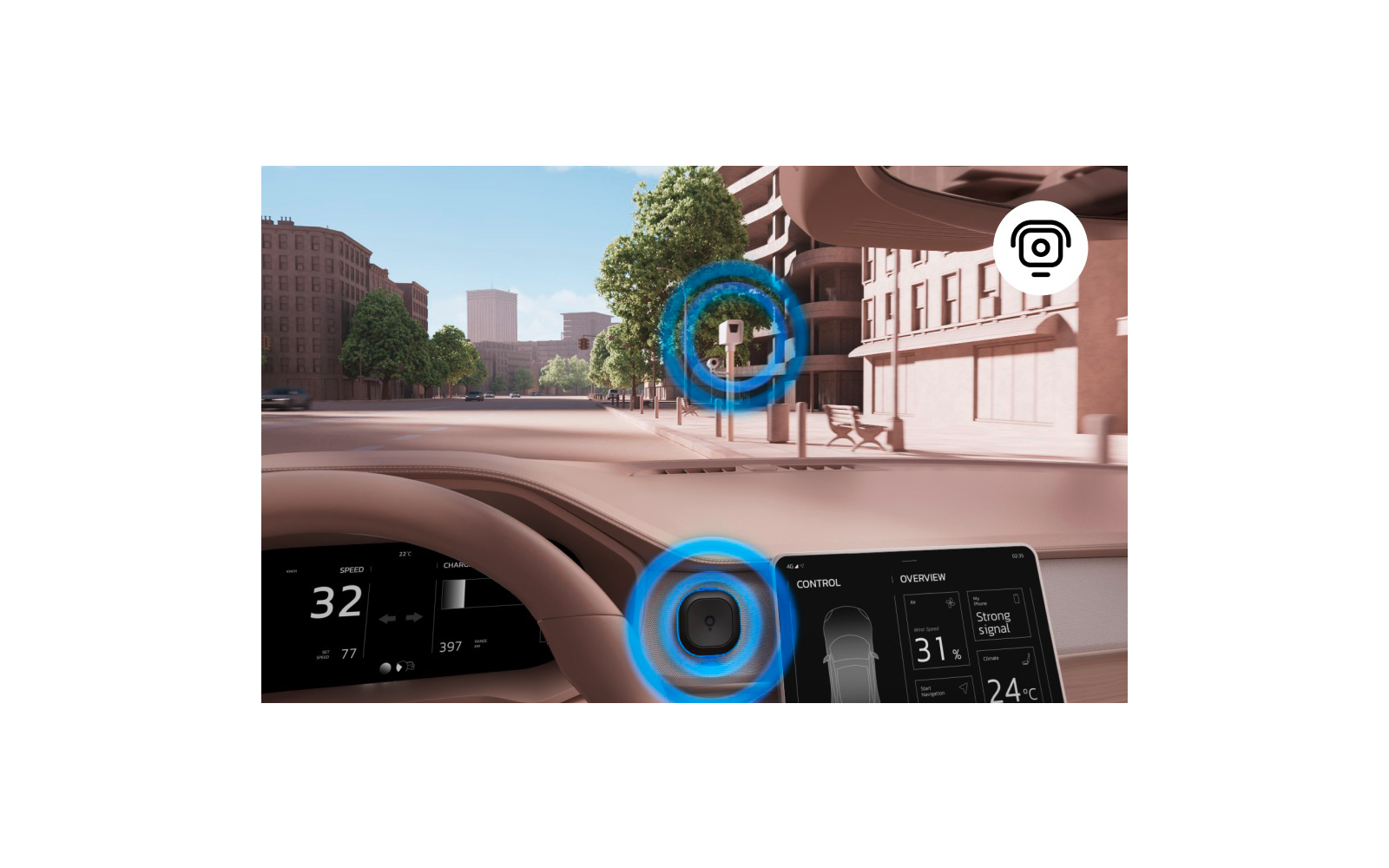 Product afbeelding TomTom Verkehrs-Assistent Tom mit automatischen Verkehrswarnungen Bluetooth iOS/Android 1