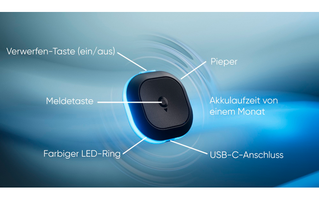 Product afbeelding TomTom Verkehrs-Assistent Tom mit automatischen Verkehrswarnungen Bluetooth iOS/Android 1