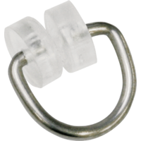 Berger T-rol ring transparant/ metaal