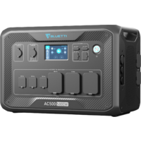 Bluetti AC500-Gray-EU tragbare Powerstation mit integriertem Wechselrichter 5000 W