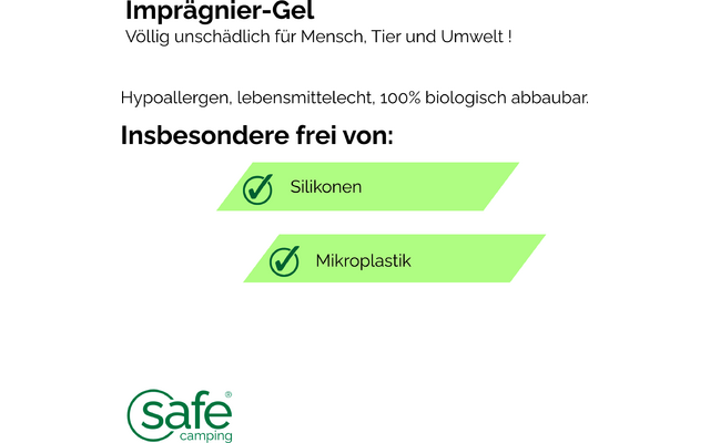 Produktbild Safe Camping Impr&auml;gnier-Gel Nahtabdichter frei von Mikroplastik 1