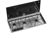 647936 - Dometic CVH1700G Kochfeld 3-flammig mit Glasdeckel 700 x 350 mm
