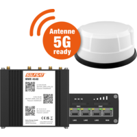 Routeur Wi-Fi 4G Cat 6 MWR 4540 avec antenne panoramique 5G incluse jusqu'&agrave; 300 Mbps blanc Selfsat