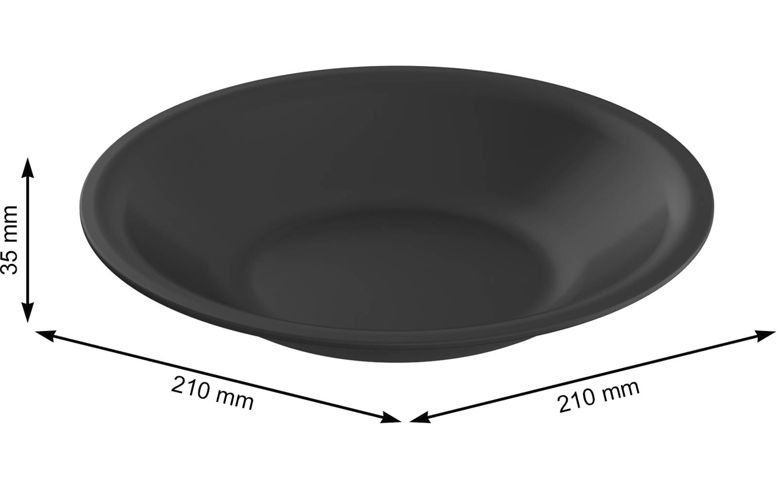 Product image Rotho Caruba plate deep 21 cm 1