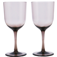 Travellife Feria wijnglas plastic 2 stuks smokey