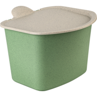 Koziol Poubelle Bibo Bio nature leaf green