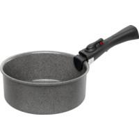 Ballarini Torre aluminium steelpan 20 cm met antiaanbaklaag en handgreep grijs