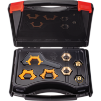 Set adattatori GOK Euro-Set D G12 Professional con raccordi di prelievo n. 1 - n. 4