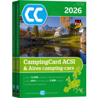 ACSI Pitch Guide 2026 with CampingCard discount card French