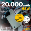 Kleine productafbeelding Aqiila Powerbird Powerbank 65 W 20000 mAh 1