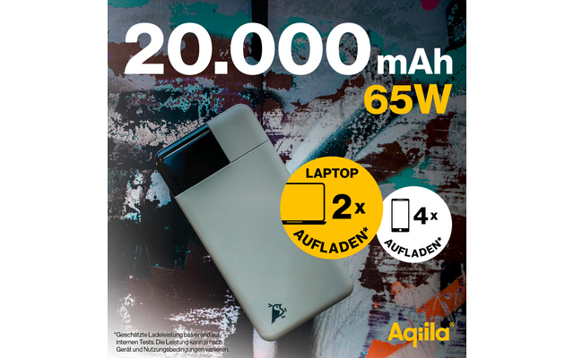 Product afbeelding Aqiila Powerbird Powerbank 65 W 20000 mAh 1