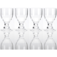Juego de vasos Flamefield 4 piezas 410 ml transparente