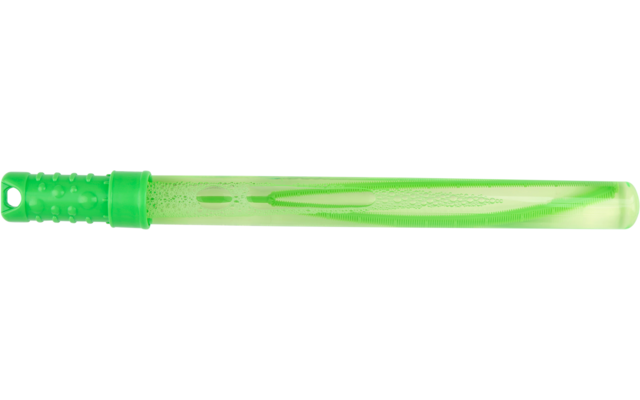 Groen plastic tandenborstelhouder met tandenborstel op witte achtergrond