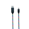 2GO USB-kabel tricolour LED Apple 8 pin