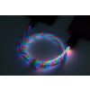 2GO Cavo USB LED tricolore 100 cm Apple 8pin