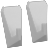 Metaltex pullCLEAN Klebehaken 2 St&uuml;ck Wei&szlig;