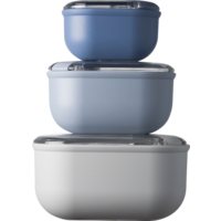 Omada Lunchbox 3er Set blau/grau