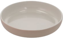 Rond wit bord op witte achtergrond