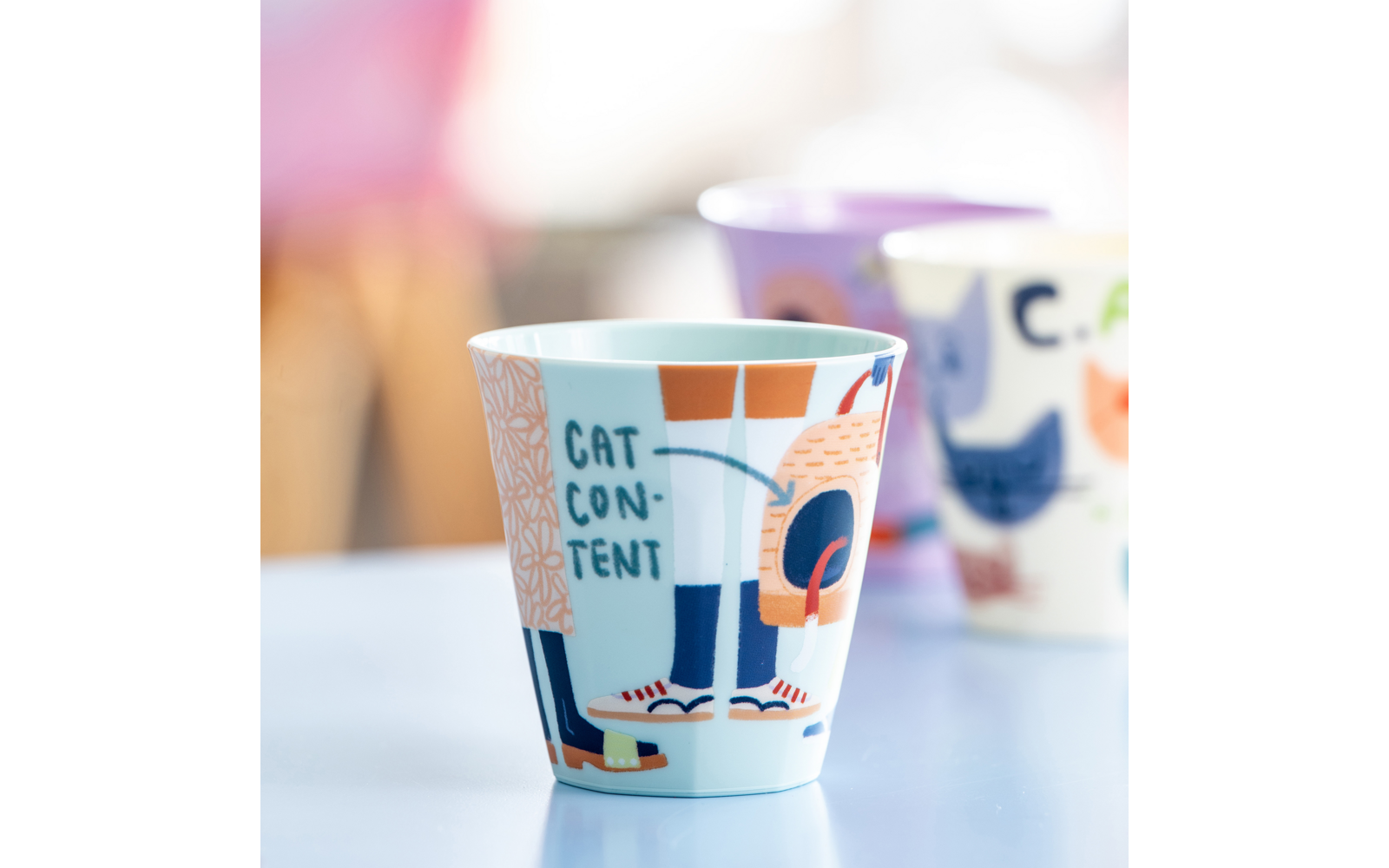 Produktbild Koziol Nora Cup M Purrs Becher 300 ml 1