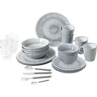 Brunner All Inclusive VIP Pearl Geschirr-Set 40-tlg. f&uuml;r 4 Personen