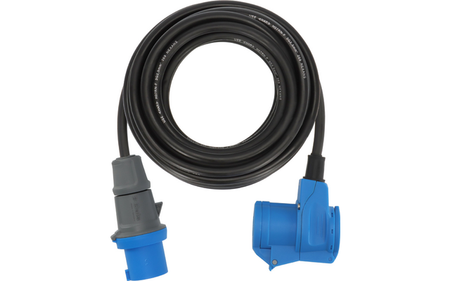 Image du produit Brennenstuhl CEE Camping Verl&auml;ngerungskabel CEE Stecker auf Winkelkupplung Schutzkontakt Steckdose 230 V / 16 A Schwarz  1