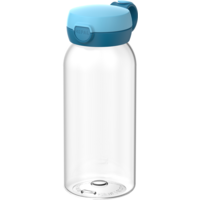 Mepal Campus Kinder-Trinkflasche mit Klappdeckel auslaufsicher 600 ml Cool blue