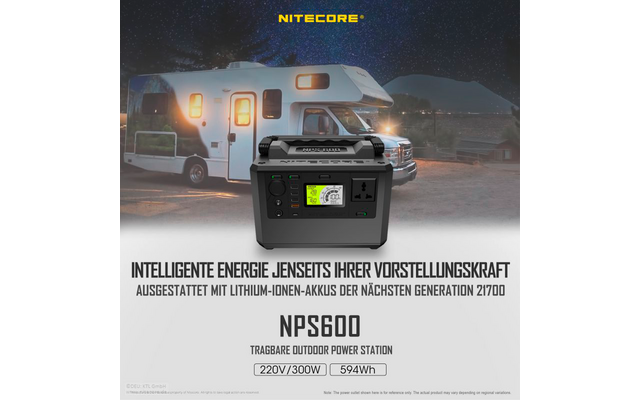 Nitecore Powerstation NPS 600
