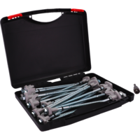 Berger ExtremePeg Glow In The Dark Schraubhering-Set, 20-teilig