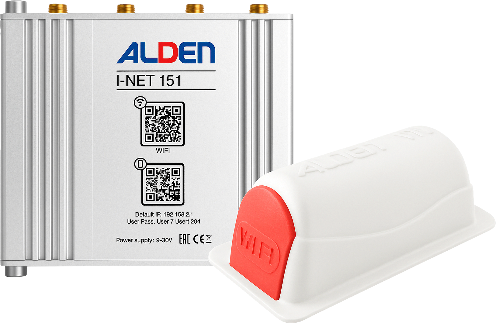 Roof Router Alden Pack-INET-4G LTE router set incl. roof antenna and up to 300 Mbps ...