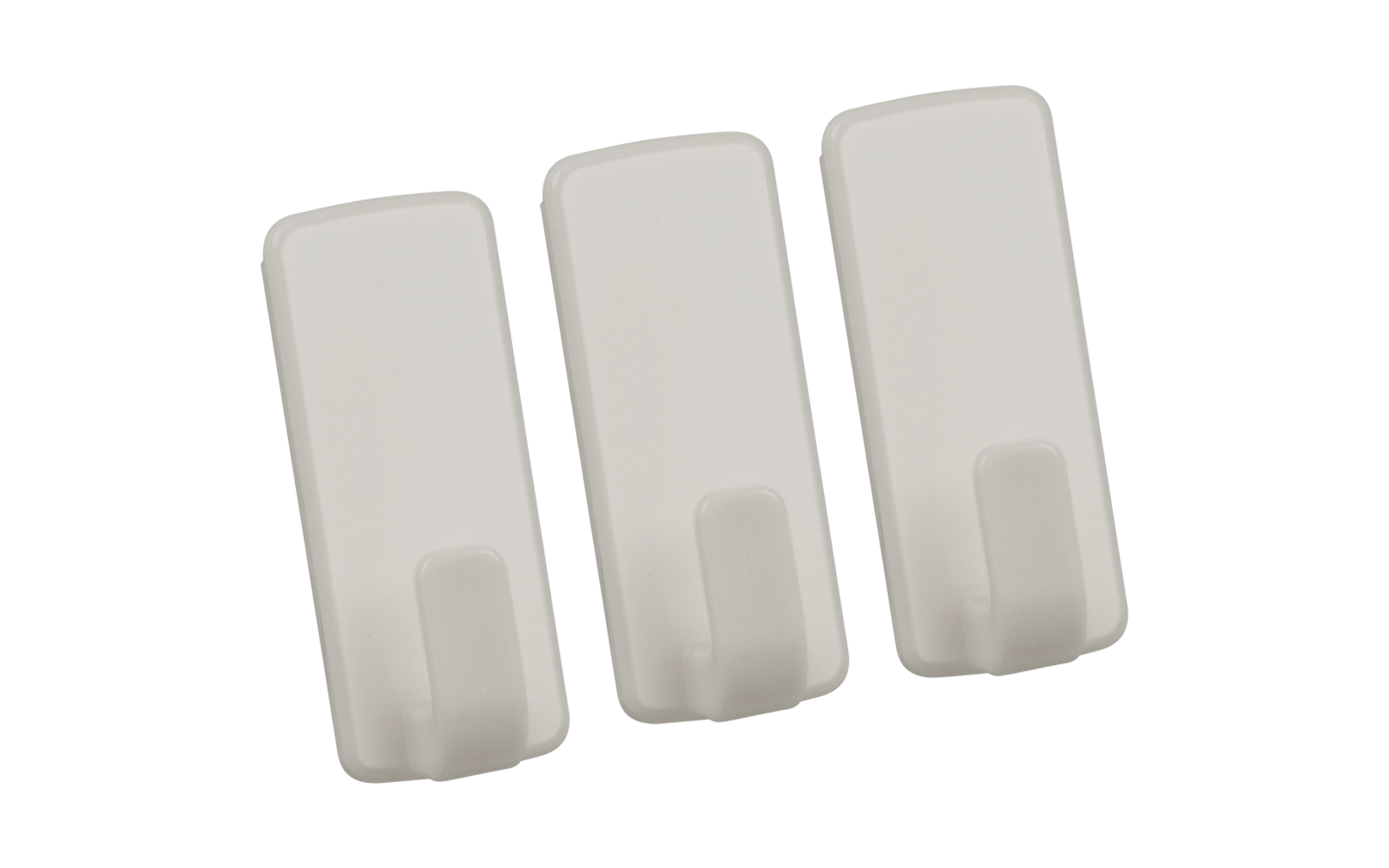 Drie witte USB-sticks op elkaar gestapeld
