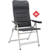 Kleines Produktbild Crespo AL/237 M Deluxe Klappstuhl 7-fach verstellbar dunkelgrau 1