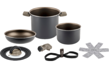 651400 208915 - Brunner Torralta Spacemaster Kochtopfset Aluminium stapelbar