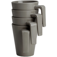 Flamefield Seramika Mug tazza per latte in melamina