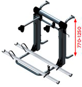 BR-Systems Bike Lift Offroad Black Edition bike rack - Berger Camping