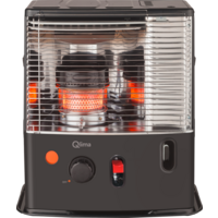 Qlima R 4224S TC-2 Paraffin-Dochtheizung mit Kraftstoffpumpe schwarz 