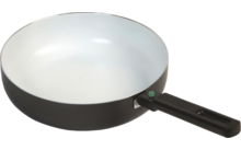652102 - Bo-Camp Sprint ECO Servierpfanne Aluminium schwarz mit abnehmbarem Griff Ø 24 cm