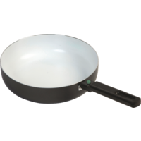 Bo-Camp Sprint ECO Servierpfanne Aluminium schwarz mit abnehmbarem Griff &Oslash; 24 cm