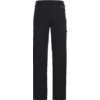 Schwarze lange Hose mit geradem Schnitt